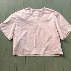 Casual Pink Crop Top